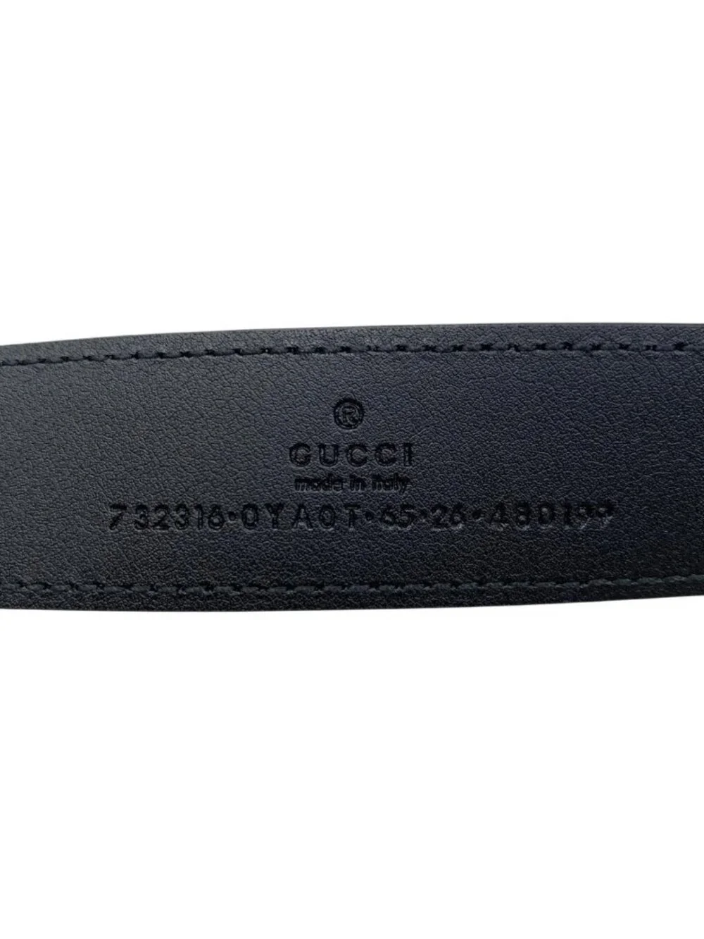 Gucci Belt Leather Black